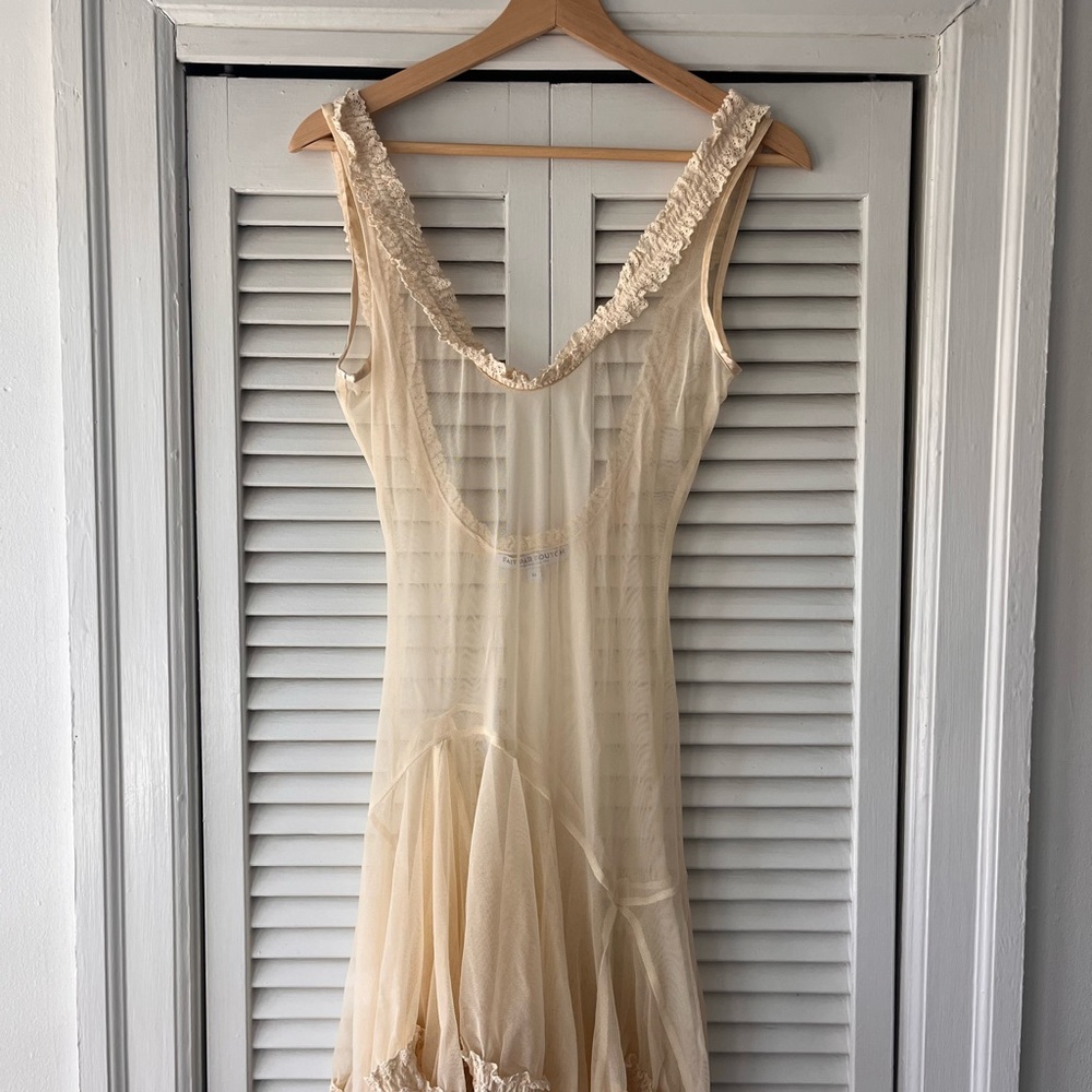 Fait Par Foutch VIVIENNE DRESS - IVORY SHEER - Picture 8 of 9